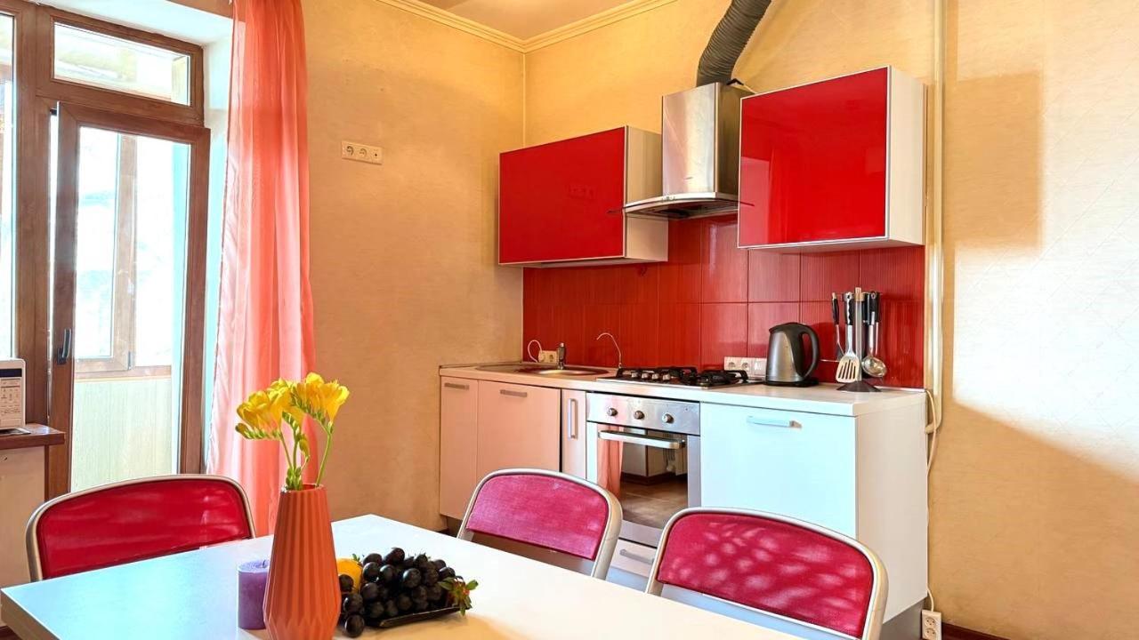 Ferienwohnung Mironositskaya 75 Charkiw Exterior foto